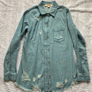 Mazik Sky Blue Casual Shirt